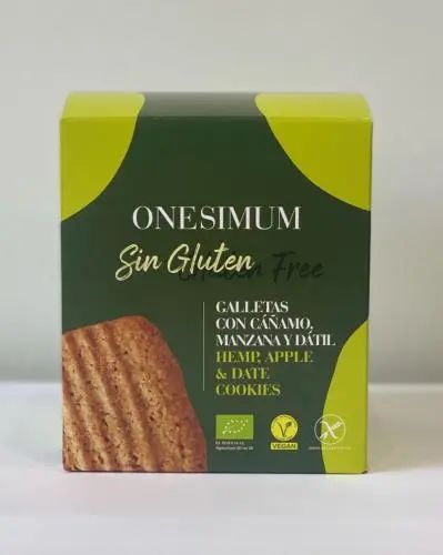 無麩質火麻、蘋果和紅棗餅干